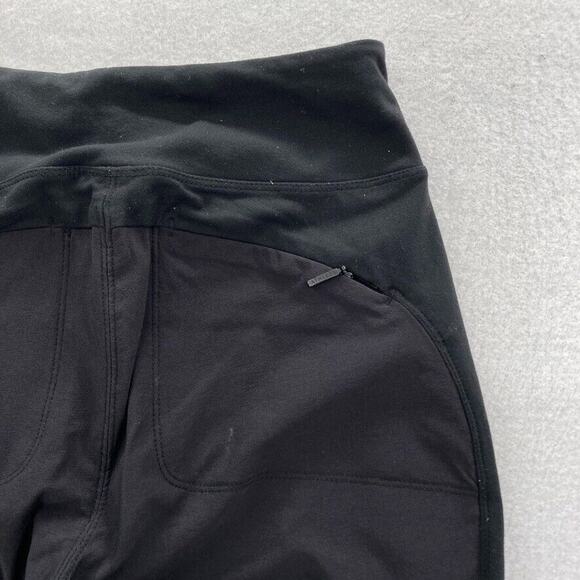 Athleta Highline Hybrid Summiter Pants Women's 2 Black Stretch Fabric Skinny Leg - Picture 12 of 13